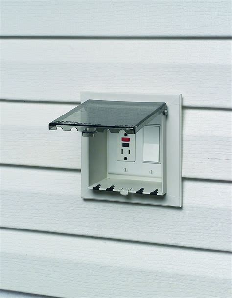 electrical box for exterior wall light|shallow outdoor electrical box.